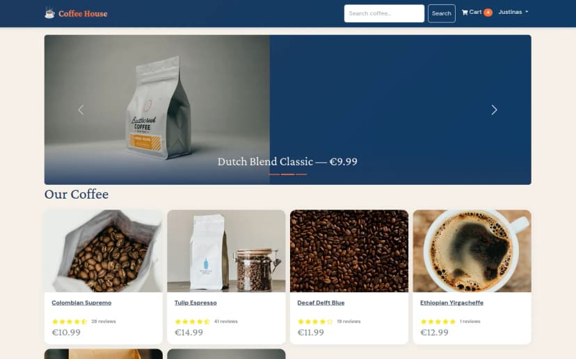 Screenshot of Coffee House