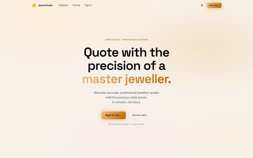 Screenshot of Jewel Studio